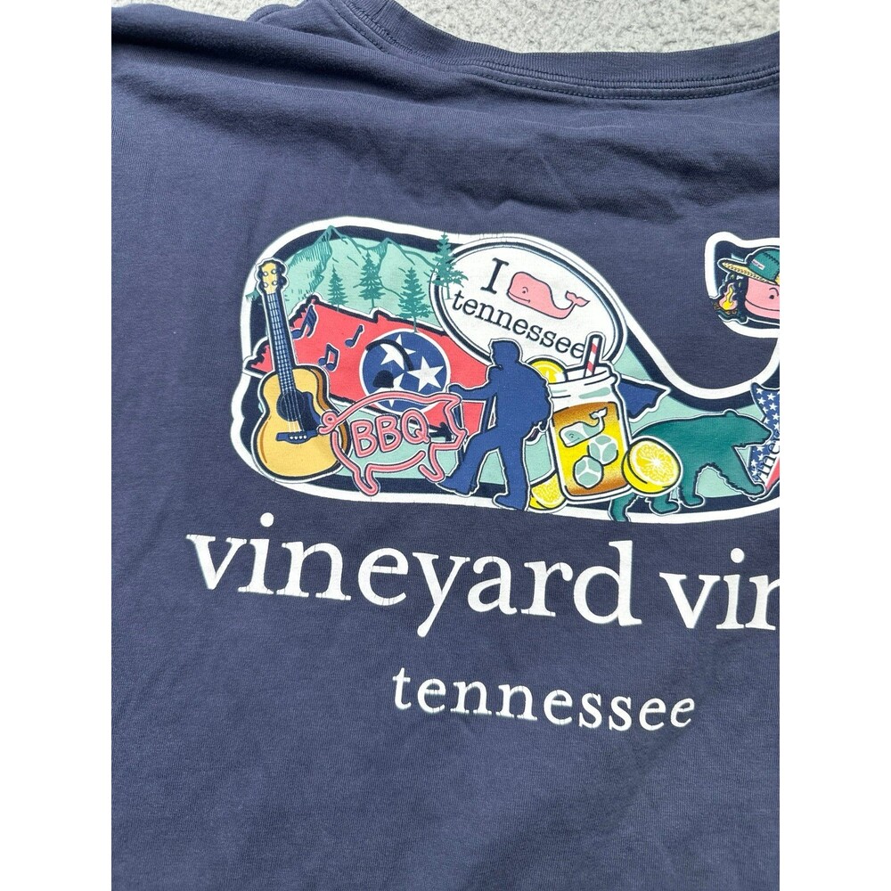 Vineyard Vines Tennessee t shirt 100% cotton 2xl - Picture 10 of 11